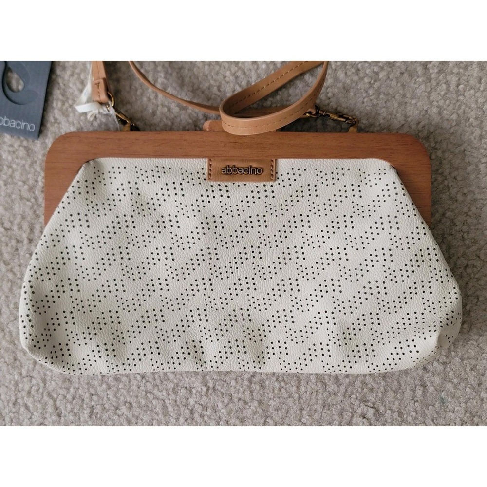 Abbacino Beige Party Leather Clutch